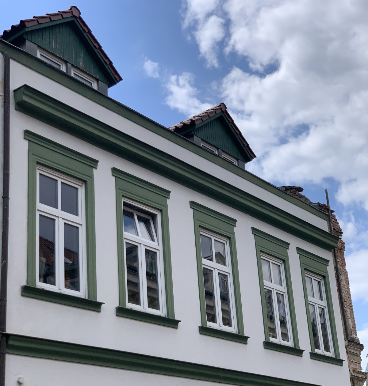 Mehrfamilienhaus in der Frankenstraße in Stralsund, verwaltet durch Sundstral